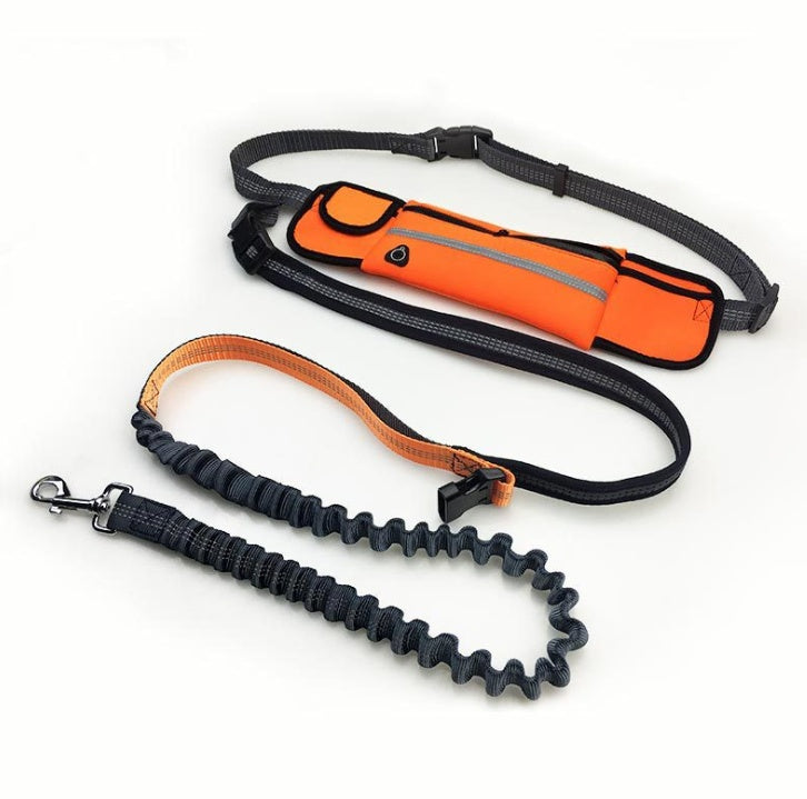 Bandit RunPack Leash — Hands-Free Running Belt with Bungee & Waist Pocket