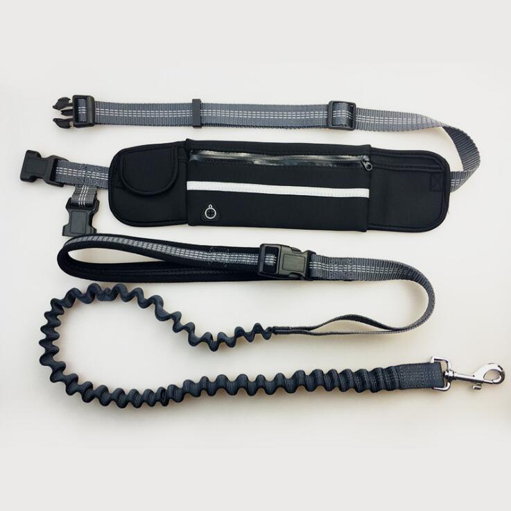 Bandit RunPack Leash — Hands-Free Running Belt with Bungee & Waist Pocket