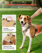 Bandit Tactical Dog Harness — No-Pull Adjustable Vest for Large Dogs