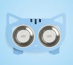 Bandit Tilt Feeder Bowl — Anti-Spill Elevated Stainless Steel Dog Bowl
