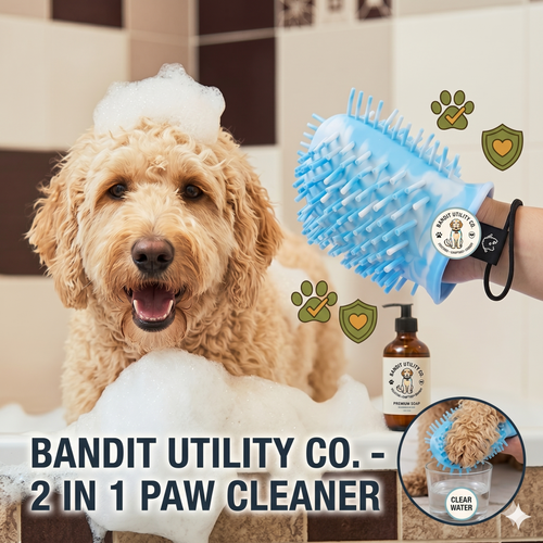 Bandit Paw Cleaner Cup — Clean All Four Paws in 60 Seconds