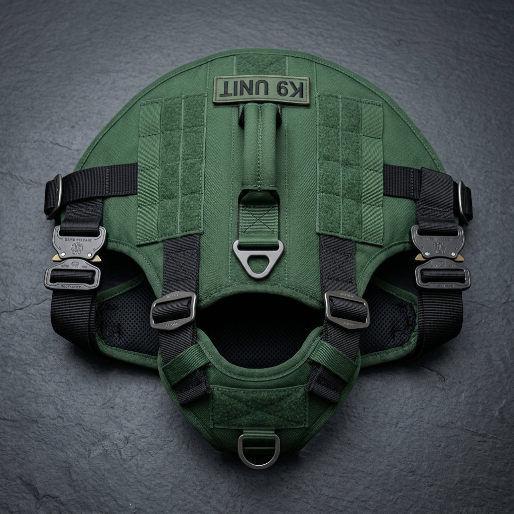 Bandit Tactical Dog Harness — No-Pull Adjustable Vest for Large Dogs